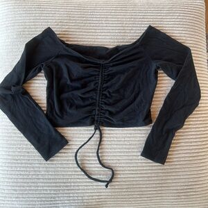 Garage off shoulder top